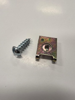 Саморезы автомобильные с закладной скобой М5, 100 шт